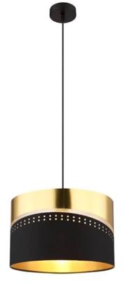 Globo HanglampOr zwart met goud - 54046H