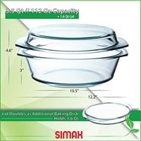 Simax 21 001 006 Kom met deksel rond 3,5 L - thumbnail