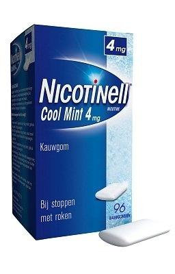 Nicotinell Kauwgom Cool Mint 4mg - voor stoppen met roken Nicotinell Kauwgom Cool Mint 4mg - voor stoppen met roken