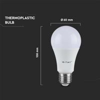 E27 LED Lamp - 8,5 806 lumen - 3000K warm wit - Vervangt 60 Watt - E27 fitting - A60 lamp - Grote fitting - thumbnail