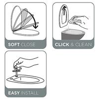 Tiger Toiletbril Ventura Softclose Duroplast Wit 37.5x4.5x45cm 251490646 - thumbnail