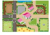 Kids Globe speelkleed paarden manege xxl - thumbnail