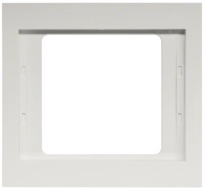 Berker K.1 afdekraam 1-voudig verticaal polarwit