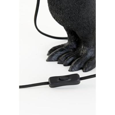 Light & Living Tafellamp 'Penguin' 34cm, kleur Mat Zwart - thumbnail
