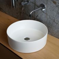 Waskom Loutro Mc Delly M Rond 40x40x12 cm Mat Wit Loutro - thumbnail