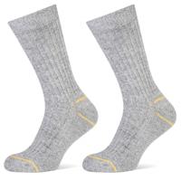 STAPP Werksokken Heren Yellow Norwegian 2-pack Grey Melange-47/50 - thumbnail
