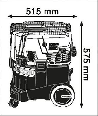 Bosch Professional GAS 35 L SFC+ Nat- en droogstofzuiger - 06019C3000 Bosch Professional GAS 35 L SFC+ Nat- en droogstofzuiger - 06019C3000