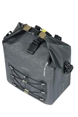 Basil navigator storm fietstas m - sportieve en functionele enkele fietstas - waterdicht - zwart