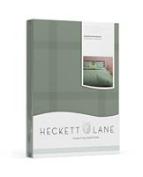 Heckett Lane Dekbedovertrek Katoen Satijn Diamant - mineral green 240x200/220cm - thumbnail