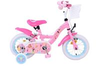 Disney Prinzessin Disney princess kinderfiets - meisjes - 12 inch - roze - twee handremmen - thumbnail