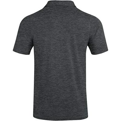 JAKO 6329 Polo Premium Basics - Antraciet Gemeleerd - 4XL