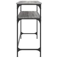 Wandtafel 100x35,5x75 cm bewerkt hout grijs sonoma eikenkleurig - thumbnail