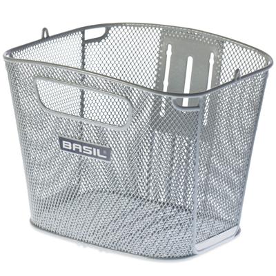 Basil fietsmand voor Bold 17 liter zilver