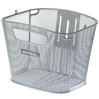 Basil fietsmand voor Bold 17 liter zilver - thumbnail