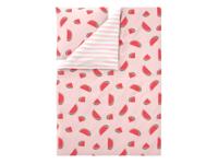 LIVARNO Microvezelsatijn beddengoed, 140 x 200 cm (Watermeloenen) - thumbnail