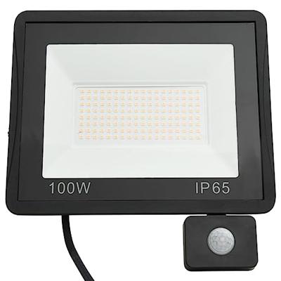 VidaXL Spotlight met sensor led 100 w warmwit VidaXL Spotlight met sensor led 100 w warmwit