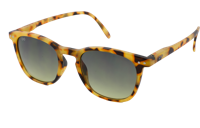 Croon zonnebril Alex dames cat. 3 wayfarer oker/zwart/bruin - thumbnail