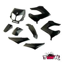 Kappenset Derbi Senda zwart - thumbnail