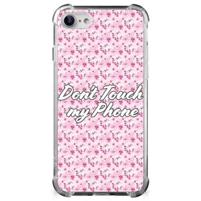 iPhone SE 2022/2020 | iPhone 8/7 Anti Shock Case Flowers Pink DTMP iPhone SE 2022/2020 | iPhone 8/7 Anti Shock Case Flowers Pink DTMP