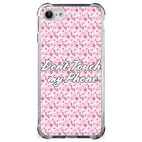iPhone SE 2022/2020 | iPhone 8/7 Anti Shock Case Flowers Pink DTMP - thumbnail