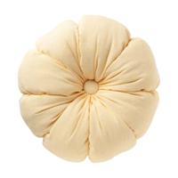 Kussen bloem - geel - ø42 cm - thumbnail