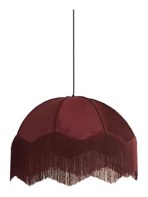 Light & Living Hanglamp 'Malacia' Velvet, 50cm, kleur Bordeaux