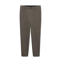 Violeta by Mango geruite high waist skinny tregging bruin - thumbnail