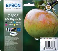 Epson Inktcartridge T1295 Origineel Combipack Zwart, Cyaan, Magenta, Geel C13T12954012 - thumbnail
