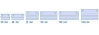 Alutec CLASSIC 93 11093 Transportkist Aluminium (l x b x h) 775 x 385 x 375 mm - thumbnail