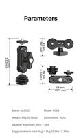 Ulanzi R098 Mini Magic Arm met Cold Shoe - thumbnail