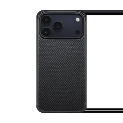 Pitaka ProGuard hoesje iPhone 17 Pro Max - Black/Grey