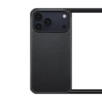 Pitaka ProGuard hoesje iPhone 17 Pro Max - Black/Grey - thumbnail