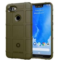 Volledige dekking schokbestendig TPU Case voor Google pixel 3 XL (groen) - thumbnail
