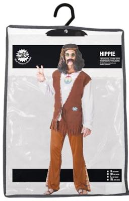 Hippie Flower Power Kostuum Man