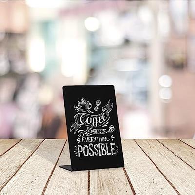 Europel krijtbord L-vormig, ft A6