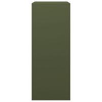 VidaXL Haardhoutrek 60x40x100 cm staal groen - thumbnail