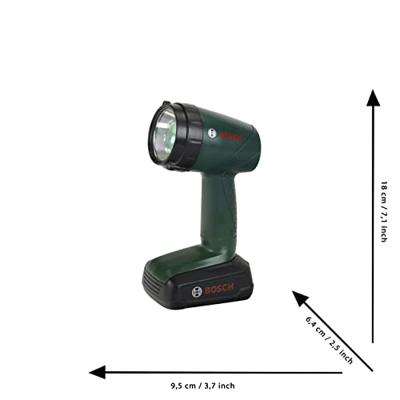 Theo Klein Bosch Bouwlamp 9.5x6.4x18 cm Groen/Zwart - thumbnail