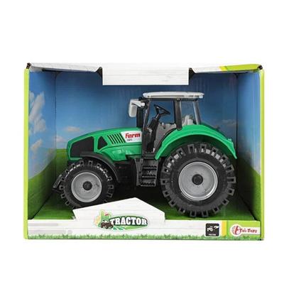 Toi-Toys Tractor met frictie groen, 19cm