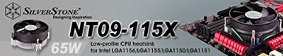 SilverStone NT09-115X cpu-koeler