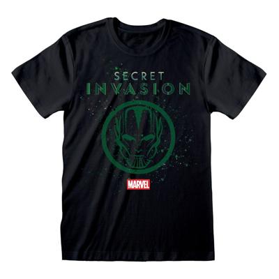 T-Shirt met Korte Mouwen Marvel Logo Icon Zwart Unisex - Maat: S