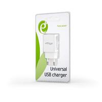 Universele USB lader, 2.1 A, wit - thumbnail