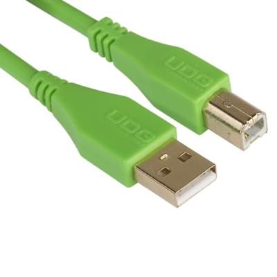 UDG UDG Ultimate Audio Cable USB 2.0 A-B Green Straight 3m