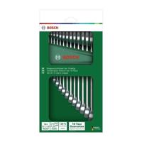 Bosch Groen Spanner set 15-piece (Steek/ringsleutelset 15 stuks: 6/7/8/9/10/11/12/13/14/15/16/17/18/19/21) - 1600A02Z9E - thumbnail