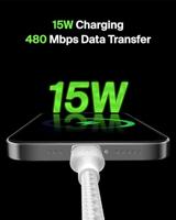 Belkin BOOSTCHARGE gevlochten USB-C naar USB-A-kabel - thumbnail