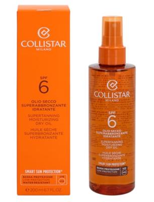 Collistar Supertanning Moisturizing Dry Oil SPF6 200ml Zonbescherming