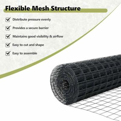 VidaXL Euro hek grijs 0.6 x 10 m pvc-gecoat ijzer