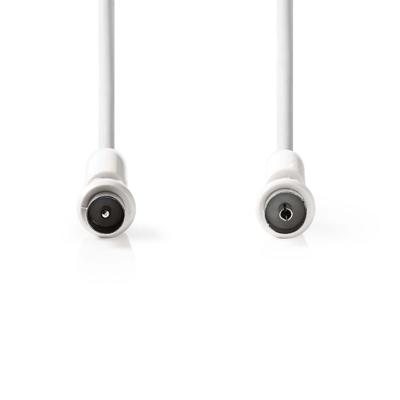 Coaxkabel 120 dB | IEC (Coax) Male - IEC (Coax) Female | 5,0 m | Wit