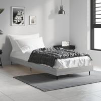 Bedframe bewerkt hout grijs sonoma eikenkleurig 75x190 cm - thumbnail