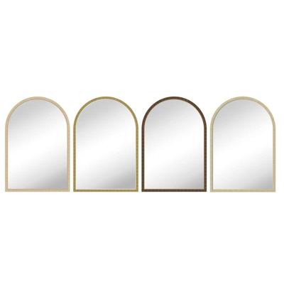 Wandspiegel Home ESPRIT Beige Natuurlijk Scandi 60 x 2 x 90 cm (4 Stuks)