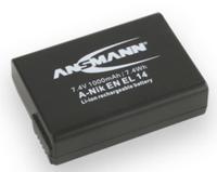Ansmann EN-EL14 Camera-accu Vervangt originele accu EN-EL14 7.4 V 1050 mAh - thumbnail